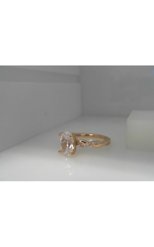 14K Yellow Gold Diamond Engagement Ring