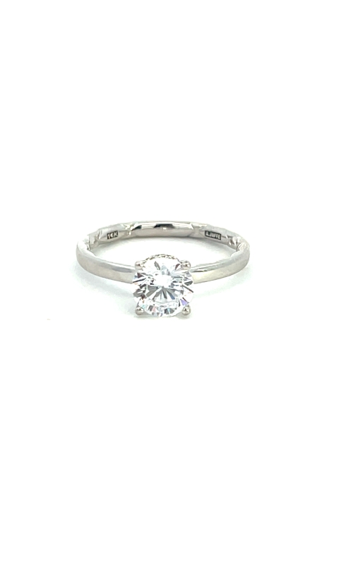 14K White Gold Diamond Engagement Ring