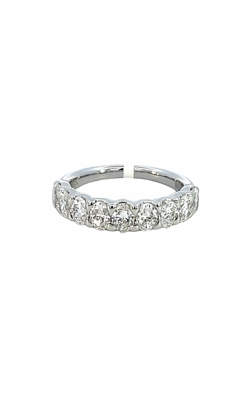 14K White Gold Prong Ladies Wedding Band