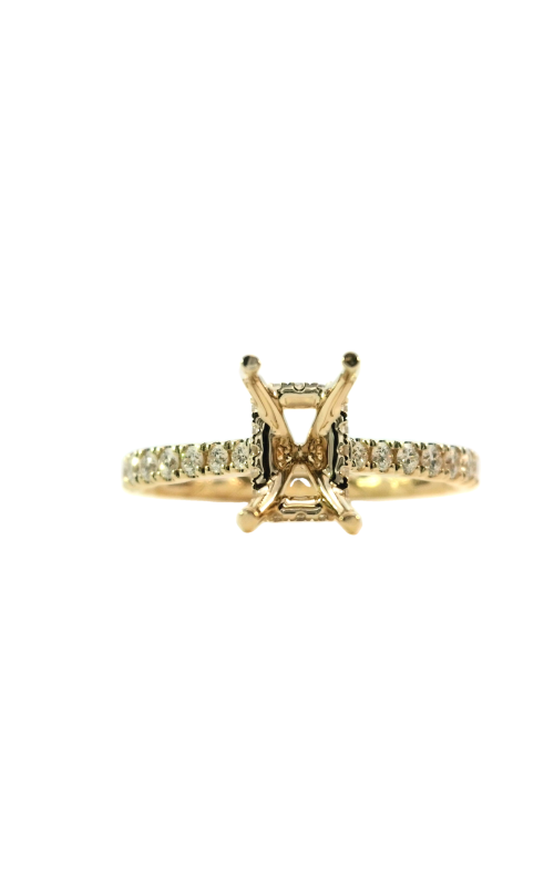 14K Yellow Gold Diamond Engagement Ring