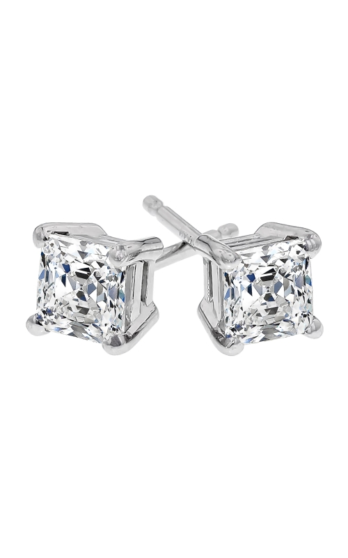 14 White Gold Stud and Diamond Earrings