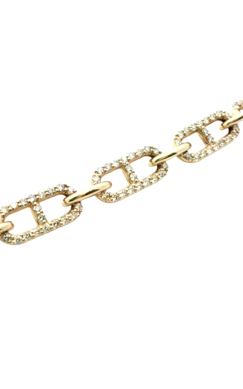 14K Yellow Gold Diamond Bracelet