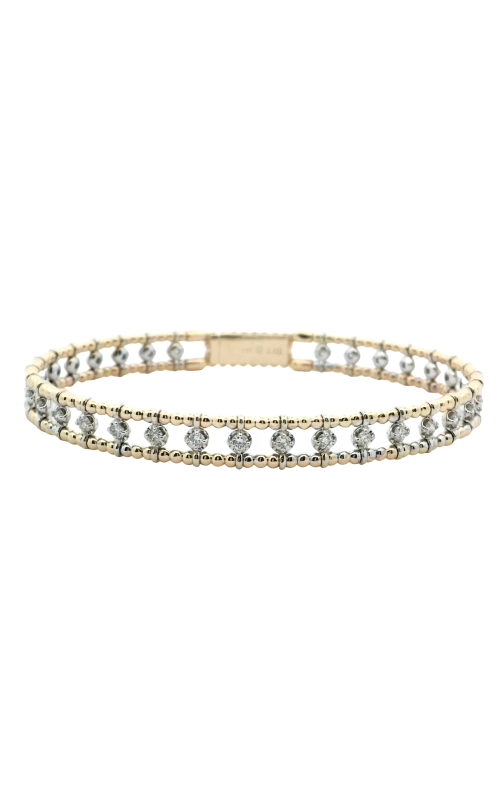 14K White Gold Diamond Bracelet