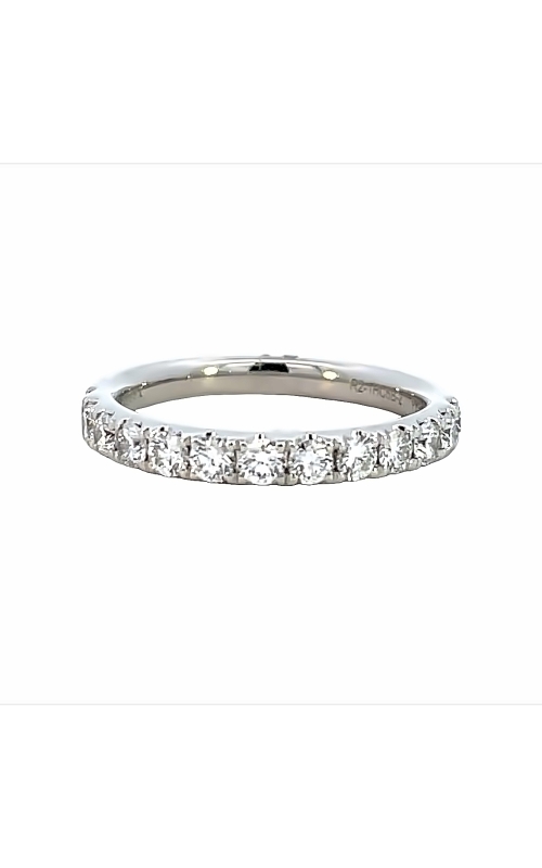 Platinum Prong Ladies Wedding Band