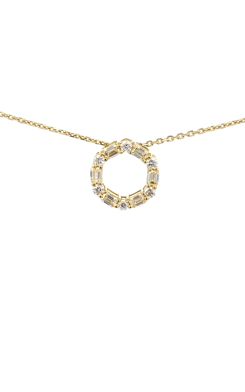 18K Yellow Gold Diamond Necklace