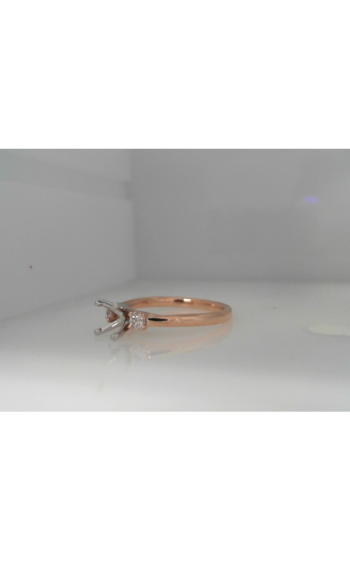 14K Rose Gold Diamond Engagement Ring