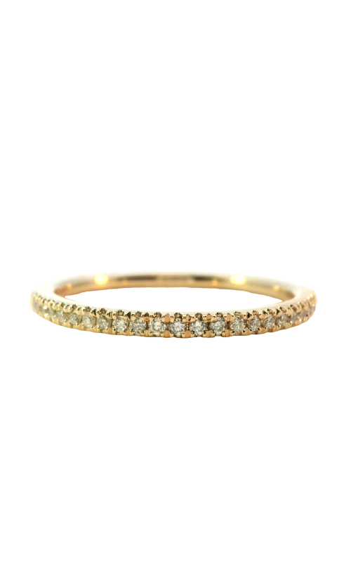 14K Yellow Gold Prong Ladies Wedding Band