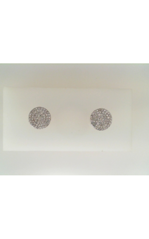 14 White Gold Stud and Diamond Earrings