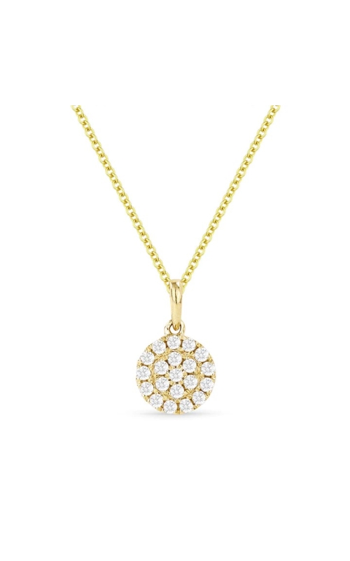 14K Rose Gold Diamond and Pendant Necklace