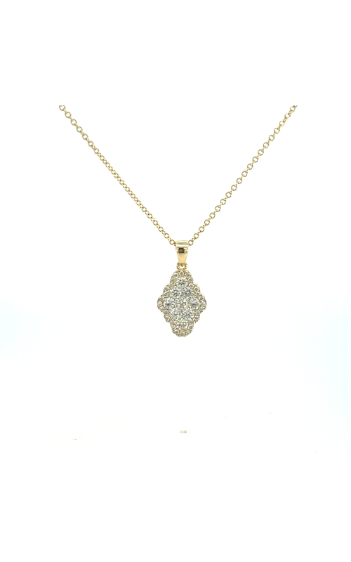 14K Yellow Gold Diamond Necklace