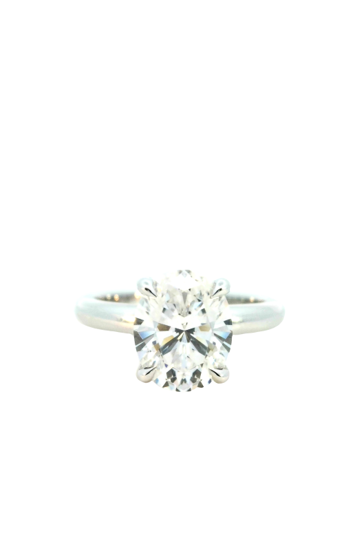 18K White Gold Diamond Engagement Ring