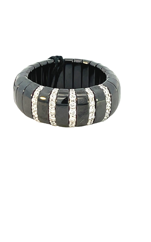 Roberto Demeglio Black Ceramic Stretch Ring