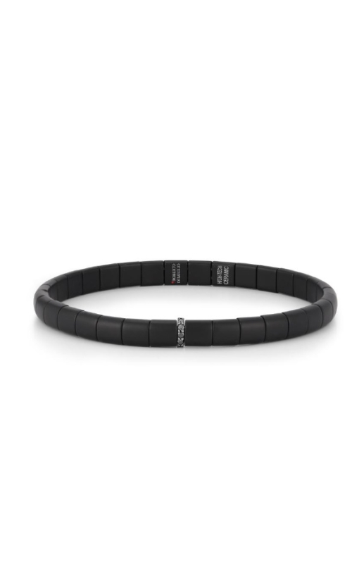 Roberto Demeglio Pura Matte Black Ceramic Stretch Bracelet