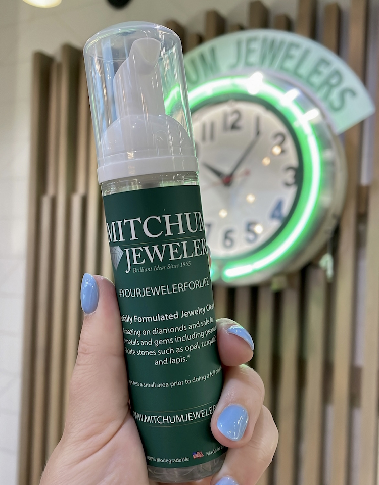 How To Care for Your Jewelry - Mitchum Jewelers Foaming Cleaner